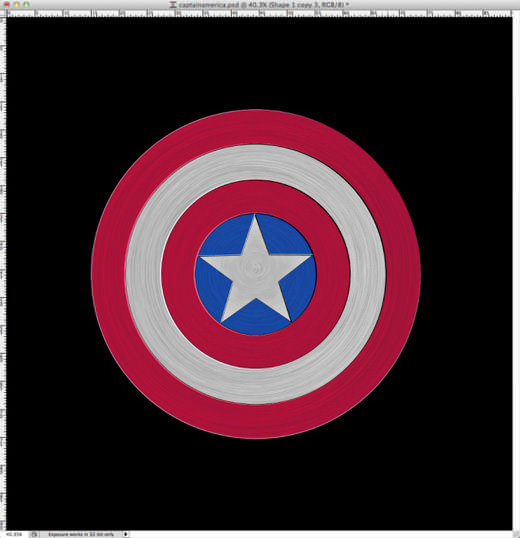 第1弾 Photoshopで Captain America のシールドを作成 株式会社レジット