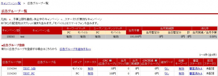 楽天市場　CPC広告