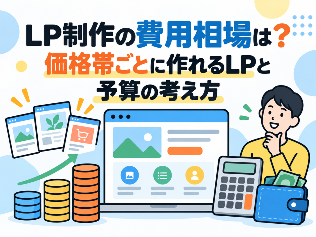 LP制作の費用相場は？価格帯ごとに作れるLPと予算の考え方