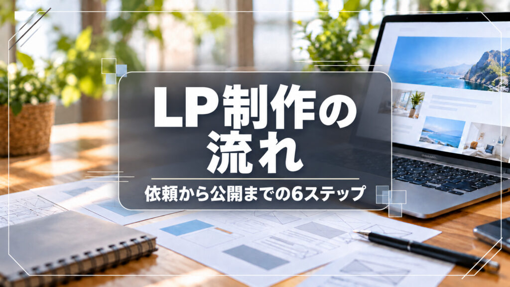 LP制作の流れ｜依頼から公開までの6ステップと、各工程で発注側が確認すること