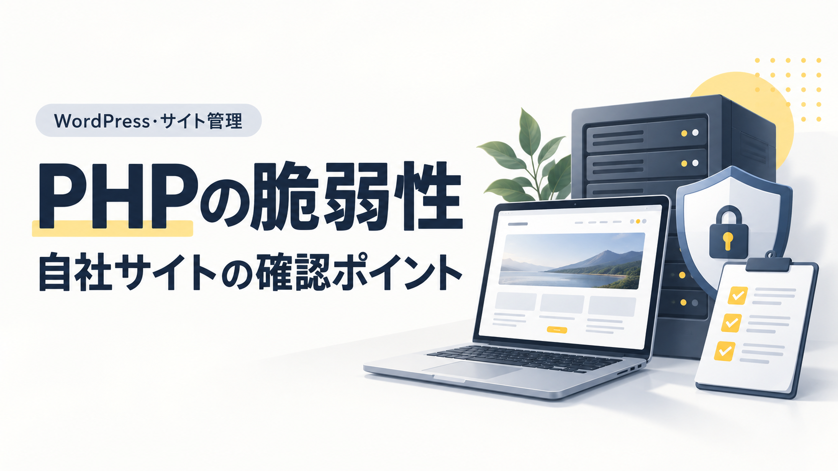 PHPの脆弱性、自社サイトは大丈夫？WordPress担当者が確認すべきこと